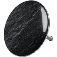 Sanilo Badewannenstöpsel Granit, Ø 7.2 cm, hochwertig, universell, mit Motiv, 100% wasserdicht