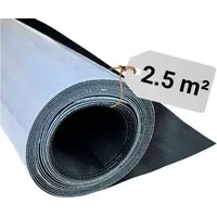 Hanse Syntec Systems Dachbahn EPDM Dachbahn selbstklebend Schwarz – DIY Dach & Carport, (1-St), selbstklebend, 100x500cm, schwarz