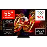 TCL 55C8LX1 Mini-LED-Fernseher (139 cm/55 Zoll, 4K Ultra HD, Google TV, SQD-Mini LED, HDR 6000 Nits, 100%BT.2020, 144Hz, AiPQ Pro,Dolby Vision)