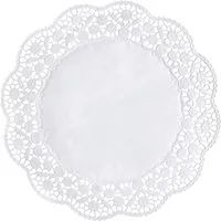 PAPSTAR Modellierwerkzeug 12 Tortenspitzen rund Ø 36 cm weiss