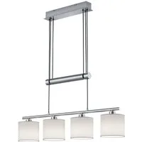 lightling Pendelleuchte Marita, höhenverstellbar, ohne Leuchtmittel, moderne Pendellampe, weiß