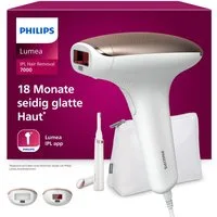 Philips IPL-Haarentferner Philips Lumea Series 7000 BRI921/00, 250.000 Lichtimpulse, 2 Aufsätze (Körper und Gesicht), inkl. Präzisionstrimmer
