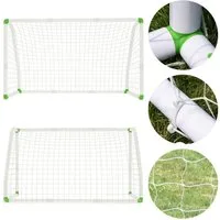 FIVMEN Fußballtor Fussballtore aus PVC Fussball Tor mit Netz Fussball Tor Ball Tore, für Kinder und Erwachsene, Garten, Park, Strand oder Halle