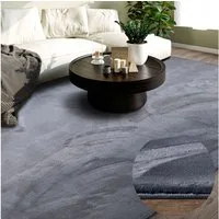 Villeroy & Boch Teppich Leon, rechteckig, Höhe: 15 mm, Langflor, Shaggy, uni, flauschig weich, glänzend, Kaninchenfell Haptik