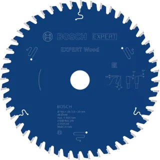 Bosch EXPERT Wood Kreissägeblatt, 165x20 mm, Z48 - 2608902218