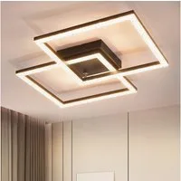 Nettlife LED Deckenleuchte Modern Deckenlampe Wohnzimmerlampe 24W Warmweiss 3000K, Drehbares, Augenschutz, LED fest integriert, Warmweiß, Schlafzimmer Flur Küche
