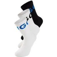 HUGO Freizeitsocken 3P QS ICONIC CC 1 (Packung, 3-Paar, 3er) mit HUGO Logostickerei in Kontrastfarbe