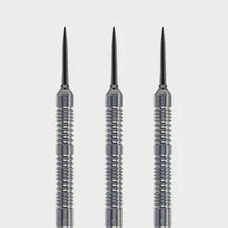 Steel Dart Barrel Zylinder Grip2 V4 - Silber / 21g