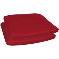 GO-DE Sitzkissen Selina, 2er Set, 45/46x40 cm