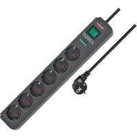 Brennenstuhl Eco-Line Steckdosenleiste 6-fach (Kabellänge 1.5 m)
