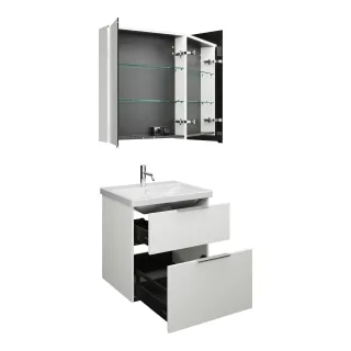 Burgbad SET Eqio Weiß Hochglanz/Alpinweiss, SFAN065F2009C0001 SFAN065F2009C0001