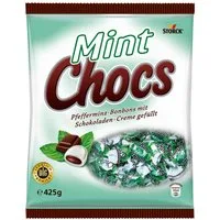 STORCK Süßigkeit, Storck Mint Choc Pfefferminz Bonbons mit Schokoladen Creme 425g