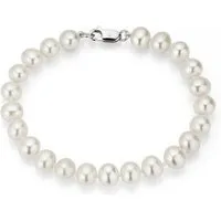 Firetti Perlenarmband Schmuck Geschenk Armschmuck Armkette Perle, Made in Germany - mit Süßwasserzuchtperle