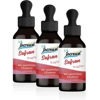 increase NATURALLY Nimm 3, zahl 2 Liposomaler Safran 500mg pro Tag Tropfen, 180 ml