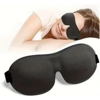 inschimmer Schlafmaske 3D Schlafmaske Atmungsaktive Schlafbrille Lichtblockierend Unisex