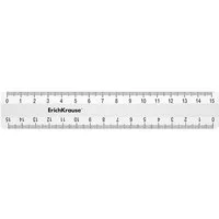 Erich Krause Lineal, Lineal 15cm Kunststoff 1 Stück Klar transparent