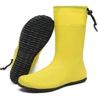 SAGUARO Barfußschuhe (Festival) Barfuß - Gummistiefel (3mm Sohlenstärke, Nullabsatz, bequem, leicht, leicht-gefüttert, rutschfest) Winter-Stiefel wasserdicht Regenschuhe Regen-Stiefel Schuhkragen vegan