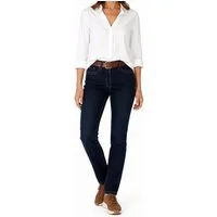 STARK DIE HOSE Stretch-Jeans WELLNESS-WOHLFÜHLHOSE, 5-Pocket, Regular Fit mit Dehnbund OEKO-TEX® Standard 100 -zertifiziert und zugleich MADE IN EUROPE