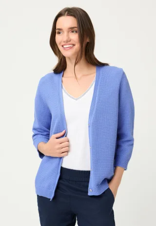 Olsen - Cardigan Long Sleeves bay blue - Gr. - 46
