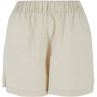 URBAN CLASSICS Shorts Urban Classics Damen Ladies Linen Mixed Boxer Shorts (1-tlg)