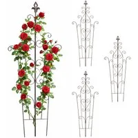 relaxdays Rankgitter Vintage im Set, 4 St., 4er Pack
