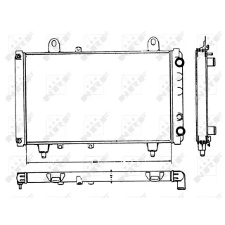 NRF Motork?hler gel?tet Citroen C25 Fiat Ducato Talento Peugeot J5