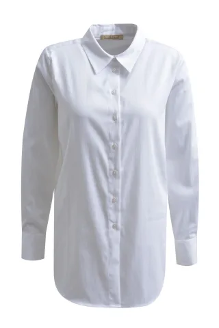 Smith&Soul - Basic Shirt Collar Blouse white - Gr. - L
