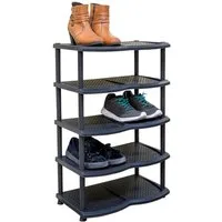 HTI-Living Schuhregal Schuhregal 5 Etagen für 10 Paar Schuhe, 1-tlg., Etagenregal Ablageregal