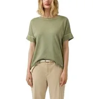 s.Oliver T-Shirt mit offenem Saum