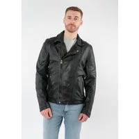 Mauritius Lederjacke MMLario mit Reverskragen, Slim Fit