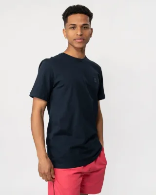BOSS Orange Tales Herren Baumwoll-Jersey T-Shirt mit Logo-Patch NOS