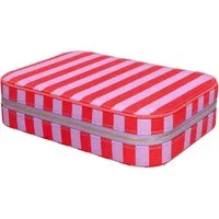 Giftcompany Schmuckablage Treasure Schmucketui M gestreift rot/lila 24cm