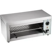 Royal Catering Elektrogrill Salamander Ofen Überbackgerät Elektro Grill Toaster Edelstahl 2000 W, 2000 W