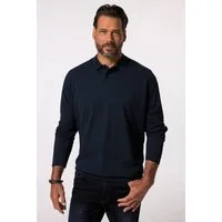 JP1880 Poloshirt Poloshirt Bauchfit Basic Langarm Piqué