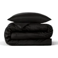 twenty:three® Bettwäsche Lyocell Bettwäsche Jet Black, Lyocell, Atmungsaktiv, Ultraweich, 100% TENCEL™ Lyocell