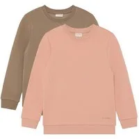Minymo Sweatshirt MISweatshirt (2-tlg) 2er Pack Kuscheliges Sweatshirt