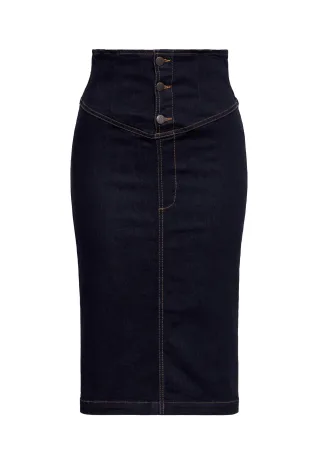Queen Kerosin Damen Retro Rock Denim