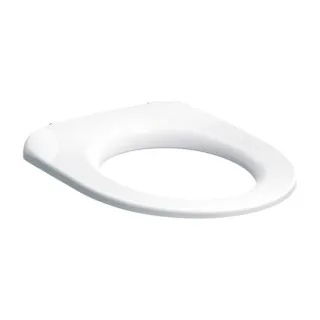 Geberit iCon WC-Sitzring 501875001 barrierefrei, Scharniere Edelstahl, weiß