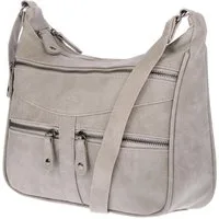 Christian Wippermann Umhängetasche Damen Tasche Schultertasche Umhängetasche Crossover (einzeln), Bag Leder Optik Handtasche