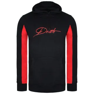 Widmen Sie London Irivin Mens Black/Red Hoodie