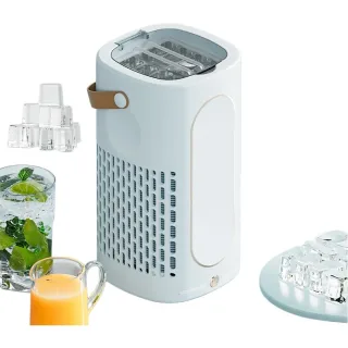 EXPED SMART Portable Mini Countertop Ice Maker Machine Quick 10 Solid Ice Cubes in 20 Mins Quiet & Compact for Home Offi