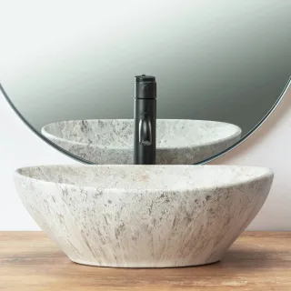 Neuesbad Aufsatzwaschtisch Sofia Light Stone NB1RE59661