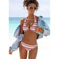 Venice Beach Triangel-Bikini mit strukturierter Ware und Zierring