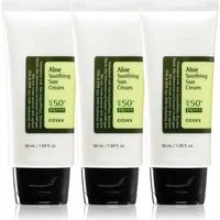 Cosrx Sonnenschutzcreme Soothing Sun Cream SPF 50+PA+++ Sonnenschutzpflege mit Aloe Vera, 3-tlg., Sonneschutzcreme, Sonneschutzpflege, SPF 50+