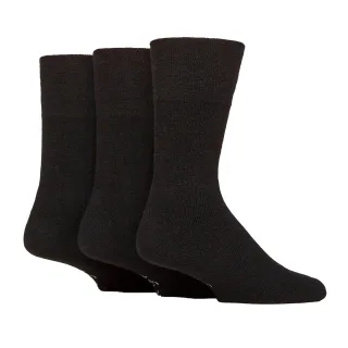3er-Pack Herren Wollsocken Warm Gepolsterte Wandersocken