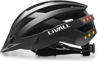 Livall MT1 Neo II MTB-Helm inkl. BR 80 Fernbedienung schwarz matt 54-58 cm