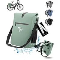 MIVELO Fahrradtasche 3in1 Gepäckträgertasche, Rucksack für Fahrrad Gepäckträger wasserdicht