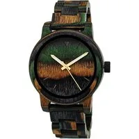 Holzwerk Quarzuhr WIESMOOR Damen & Herren Holz Tarn Armband Uhr, braun, grün, schwarz