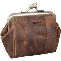 STILORD Geldbörse "Dolly" Echtleder Geldbörse Damen Retro Klein Elegant Kisslock Vintage