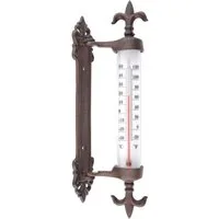 esschert design Gartenthermometer Esschert Design Fensterrahmenthermometer aus Gusseisen